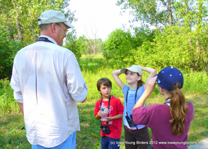 Engaging the next generation of birders - (c) Iowa Young Birders